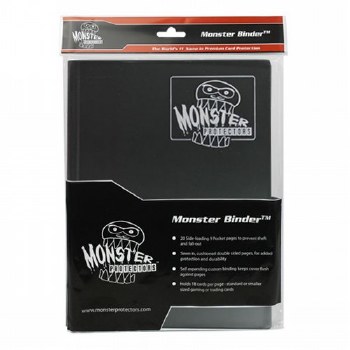 Monster 4-Pocket Binder: Black