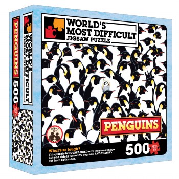 Penguins Double-Sided Jigsaw Puzzle