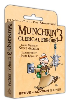 Munchkin 3 Clerical Errors Expansion