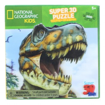National Geographic Kids: 3D T-Rex Puzzle 150pc