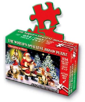 World's Smallest Jigsaw Puzzle - Naughty Or Nice