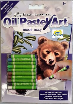 Oil Pastel - Mini: Bear Cubs