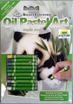 Oil Pastel - Mini: Panda &amp; Cub