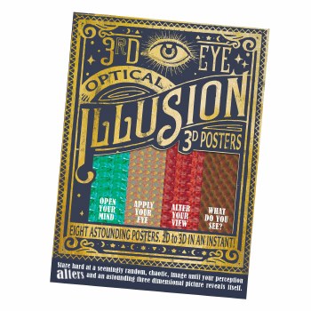 3rd Eye Optical Illusion 3D Posters