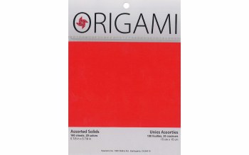 Origami Paper: Assorted Solids - 100 sheets