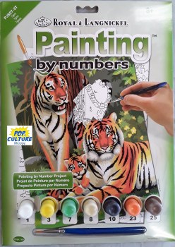 Paint By Number Junior: Tigers