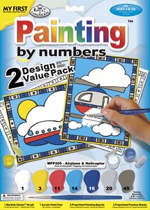 My First Paint By Number: Airplane &amp; Helicopter