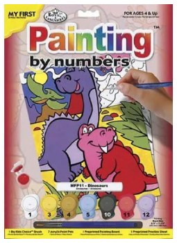 My First Paint By Number: Dinosaurs