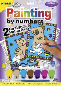 My First Paint By Number: Kitten &amp; Puppy
