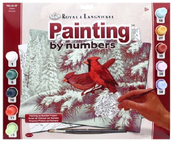 Paint by Number: Cardinals