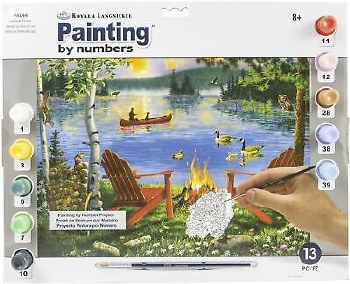 Paint by Number: Lakeside Retreat