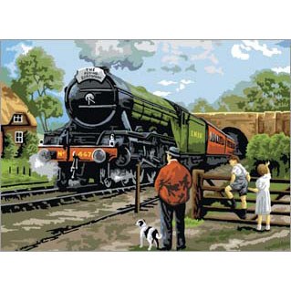 Paint by Number Large: Steam Train