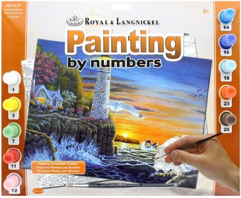 Paint by Number: Waterside Lighthouse