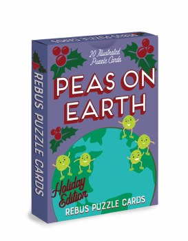Peas on Earth: Holiday Rebus Puzzle Cards