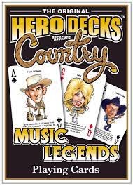 Country Music Playing Cards