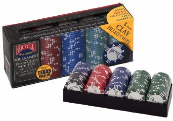 Poker Chips - Bicycle 100 Clay
