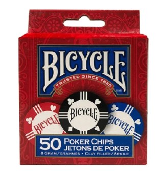 Poker Chips - Bicycle 50 Clay