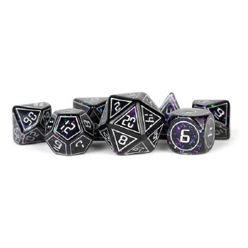 Poly Dice 7-Set: 16mm Framed Void