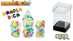 Polyhedral 7-die set: Inclusion - Meeple Dice