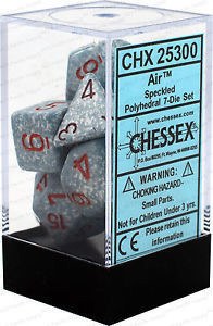 Polyhedral 7-die set: Speckled Air