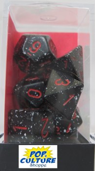 Polyhedral 7-die set: Speckled Space