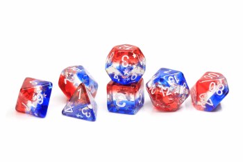 Polyhedral 8-die set: Star Spangled Banner
