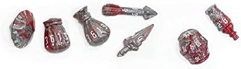 Poly Hero Dice: The Rogue 7-Dice Set - Bloody Blade