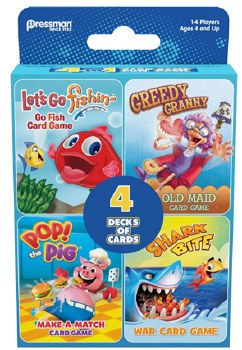 4-in-1 Classic Card Games by Pressman