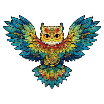 Wooden Owl Puzzle