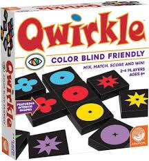 Qwirkle: Color Blind Friendly
