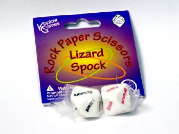 Rock Paper Scissors Lizard Spock Dice