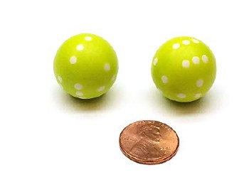 D6 2-Die Set: 22mm Round Green