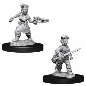 Pathfinder HD minis: Female Halfling Rogue