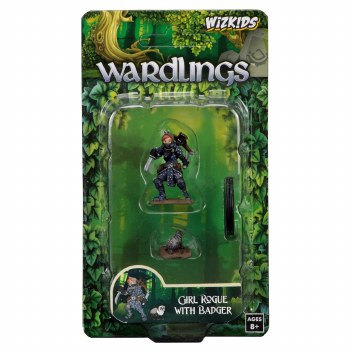 Wardlings: Girl Rogue with Badger