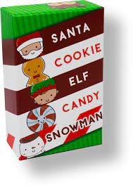 Santa Cookie Elf Candy Snowman