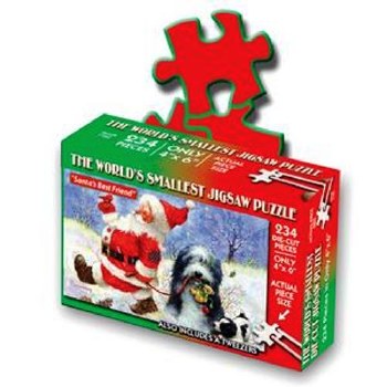 World's Smalles Jigsaw Puzzle - Santa's Best Friend