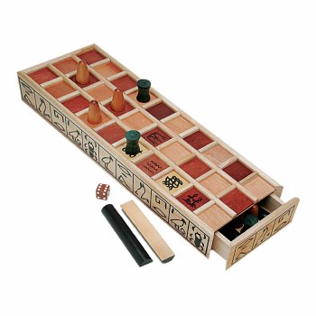 Senet Wood Strategy Game