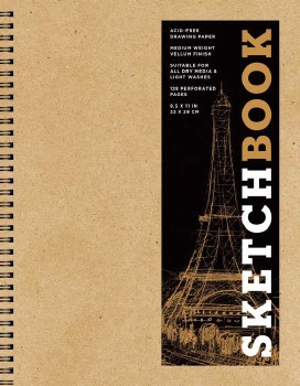 Sketchbook Spiral Kraft Large