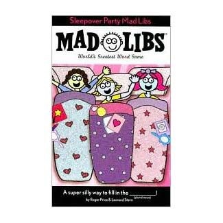 Sleepover Party Mad Libs