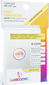 Gamegenic Mini American Matte Sleeves - 44x67mm