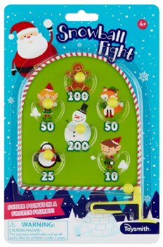 Snowball Fight Pinball Game