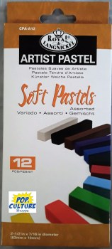 Soft Pastels: Set of 12 Assorted Colors