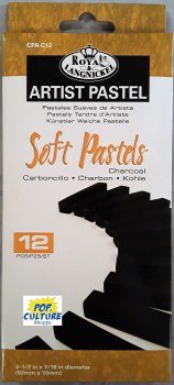 Soft Pastels: Set of 12 Charcoal