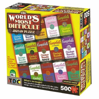 Campbell's Souper Hard Jigsaw Puzzle
