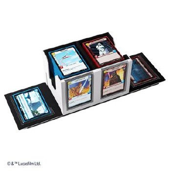 Gamegenic Star Wars Unlimited: Double Deck Pod- White/Black