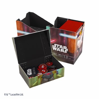 Gamegenic Star Wars Unlimited Deck Box: Obi Wan/Darth Maul Soft Crate