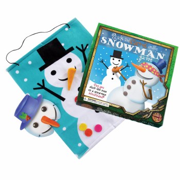 Stick the Carrot on the Snowman Game