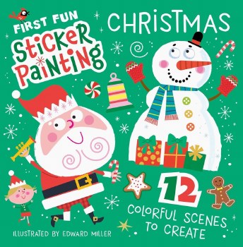 First Fun Sticker Painting: Christmas