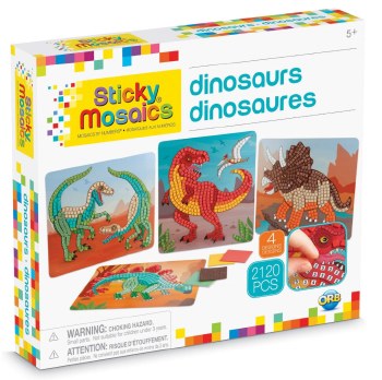 Sticky Mosaics: Dinosaurs