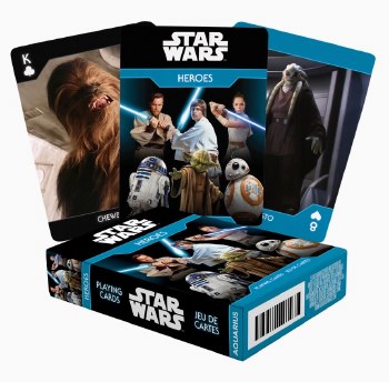 Star Wars Heroes Playing Cards